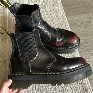 Doc Marten Cherry Arcadia Platform Chelsea’s (rare!)